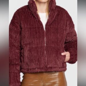 Cotton On Kids Puffer Jacket in Rich Brown